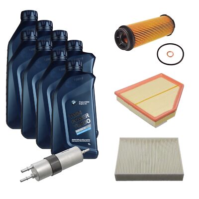 FEBI BILSTEIN Inspektionspaket 8L BMW Twin Power Turbo 5W-30 für 4 Gran Coupe