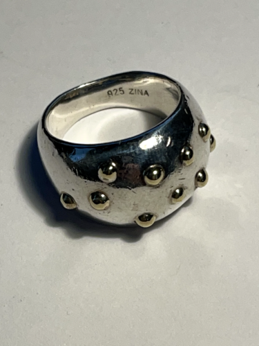 Zina Beverly Hills 925 Sterling Silver Bubble Ring