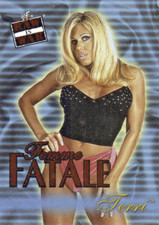 TERRI RUNNELS   ( Insert Card #8FF )  WWE DIVAS FEMME FATALE    