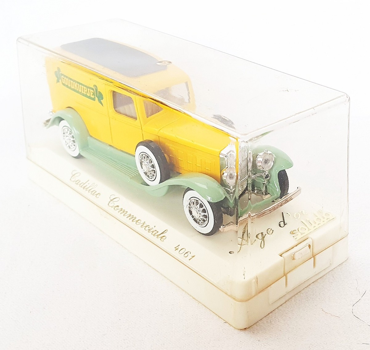 Modèle Réduit Solido 1/43 - Cadillac V16 Commercial 'Goudkuipje' - Dans Sa Boîte D'origine, Occasion