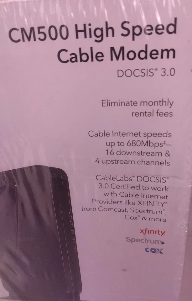Netgear CM500 High Speed Cable Modem DOCIS 3.0 - New.                     (BLDG) - Image 2 of 4