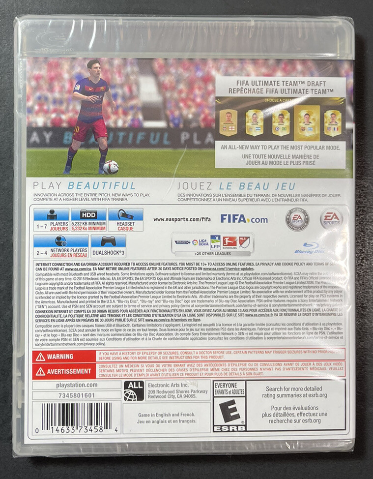 FIFA 16 (PS3) NEW | eBay