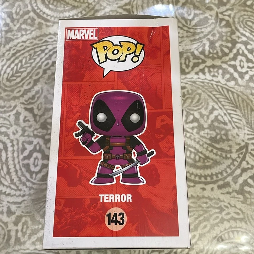 Funko Pop! Vinilo: Marvel - Deadpool (Terror) (Violeta) - Hot Topic (HT) #143 Foto 4 de 4