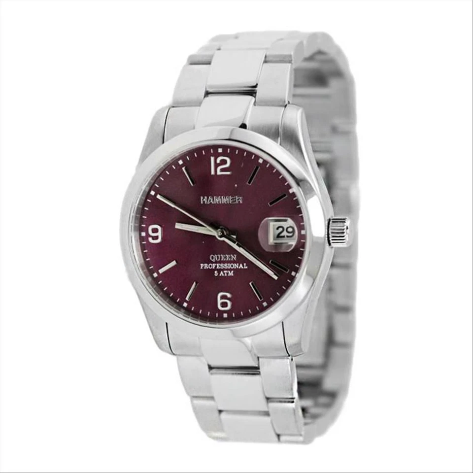 Women's Solo Tempo HAMMER HD01-02 Steel Bordeaux Bottom Watch - Image 2 of 3