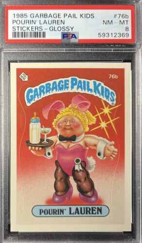 🟡TESSIE. 1985 Garbage Pail Kids OS2 #76b POURIN LAUREN PSA 8 MINT. GPK PSA - Picture 1 of 3