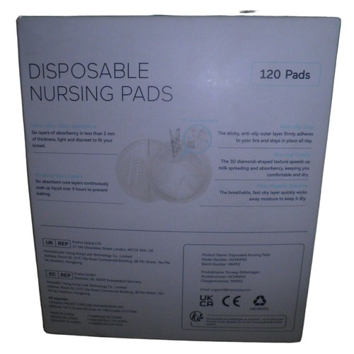 Momcozy Ultra-Thin Disposable Nursing Pads, Super Absorbent, D Shaped, 120 Count - Picture 12 of 14