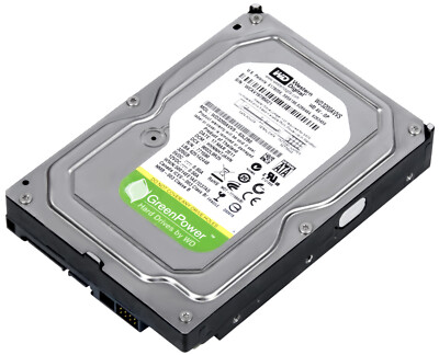 NEU FESTPLATTE WESTERN DIGITAL GREEN 320GB WD3200AVVS 5400U/min SATA 3.5'' Zoll