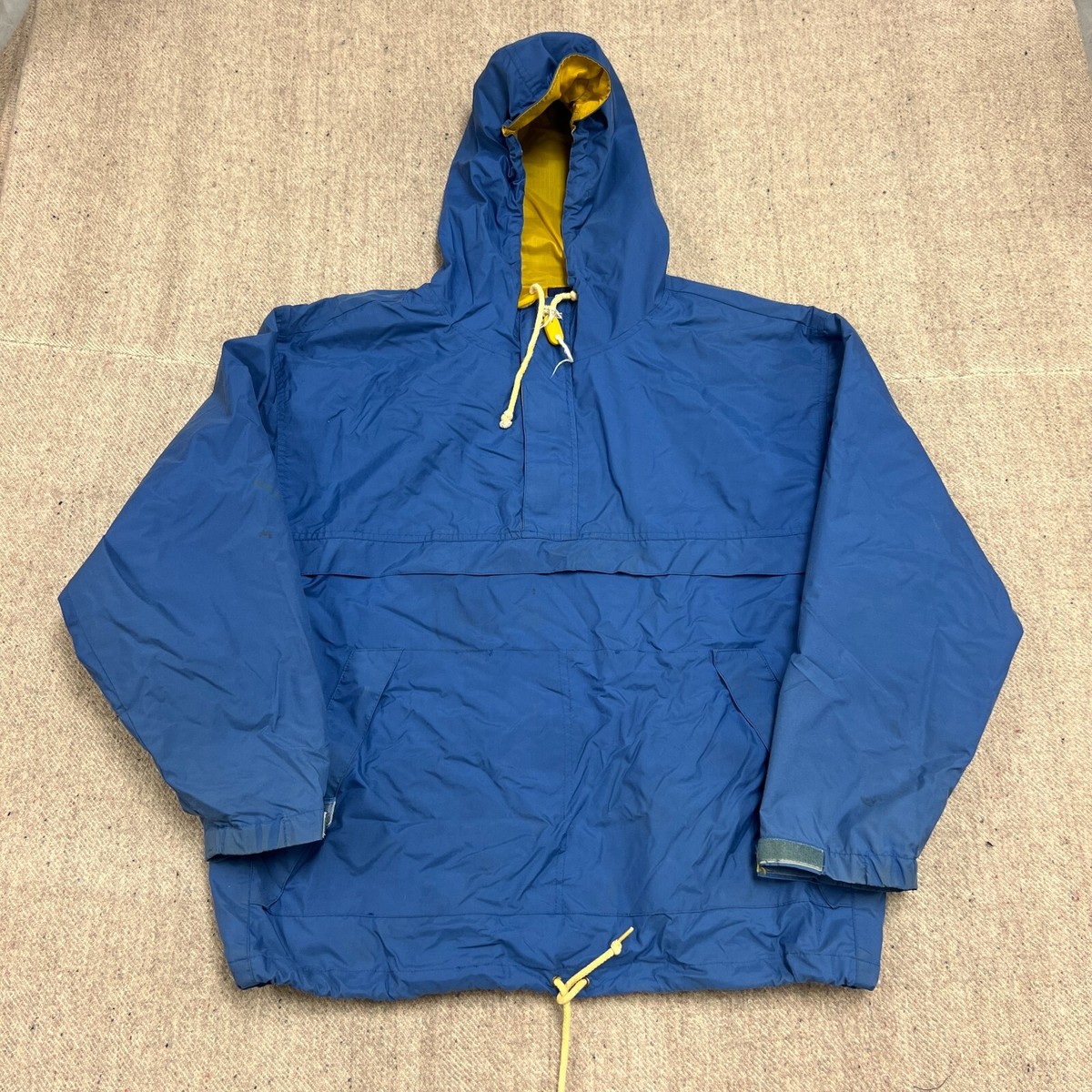 Vintage Gap Anorak Jacket Mens Large Blue 1990s Windbreaker 