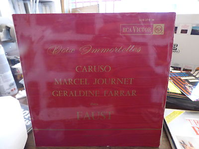 Voix Immortelles Caruso Journet Farrar in Faust - RCA Victor 530 270 M 33 tours