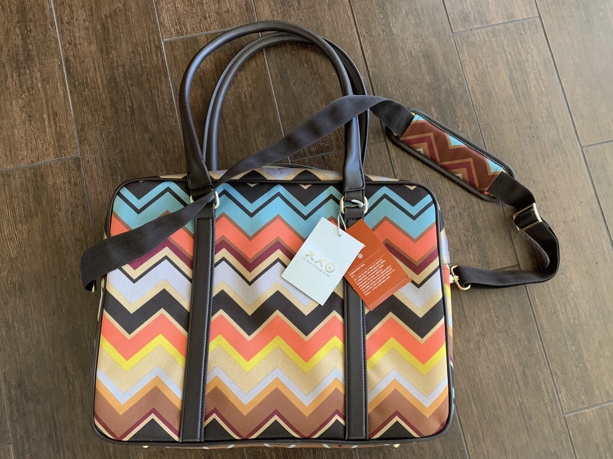 New Missoni for Target Multi Color Zig Zag Travel Tote bag Purse