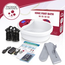 Ionic Foot Detox Bath Spa Machine Home Use Foot Spa Wrist Strap, Relax  Cleanse