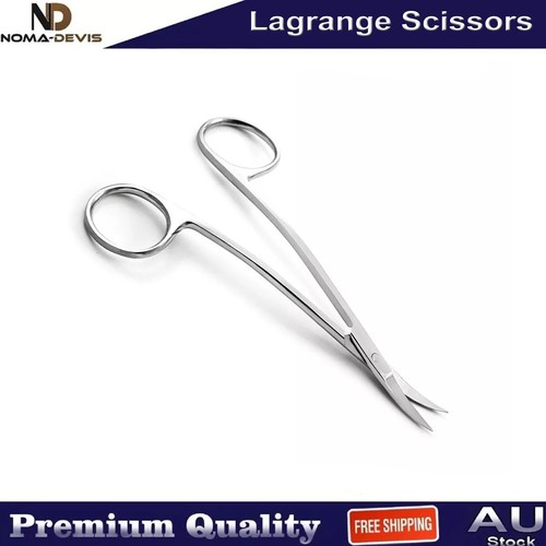 Surgical Iris Gum Tissue Suturing La Grange Eye Surgery Noyes Stitch Scissors - Picture 4 of 4