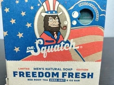 Dr. Squatch FREEDOM FRESH Men’s Natural Soap Bar