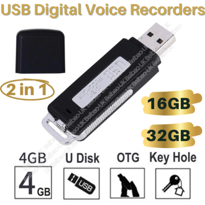 Mini Spy Audio Recorder Voice Activated Listening Device