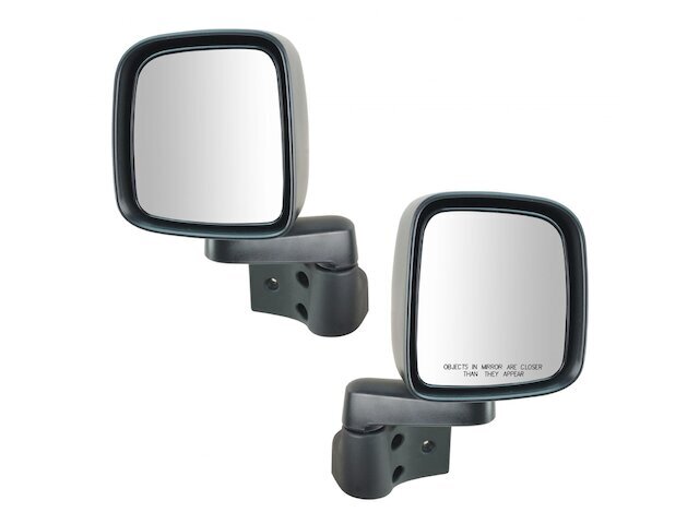 TRQ Mirror Set for 2003-2006 Jeep Wrangler Replacement Upgrade 55JPDT