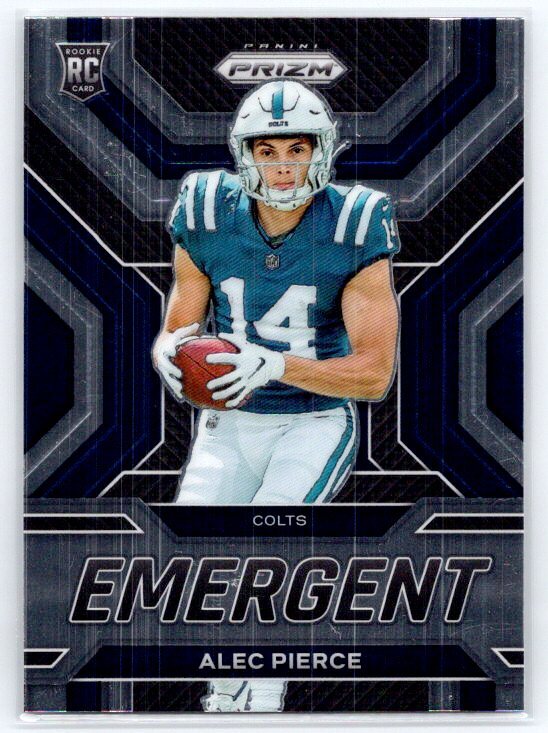 Alec Pierce 2022 Panini Prizm Rookie Emergent #E-18