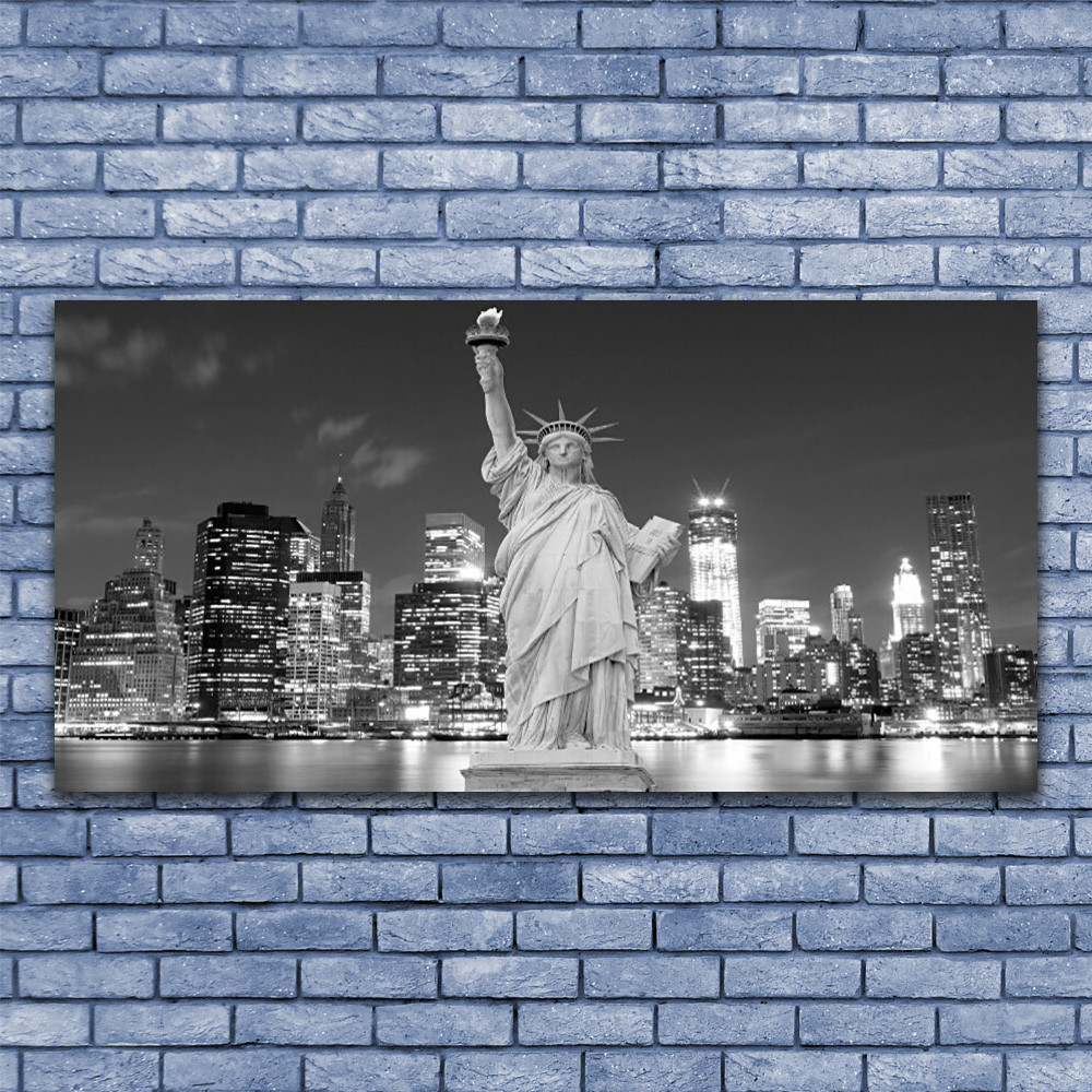 Tableau en Plexiglas de New York 140x70 - Décoration Murale Premium Effet Verre