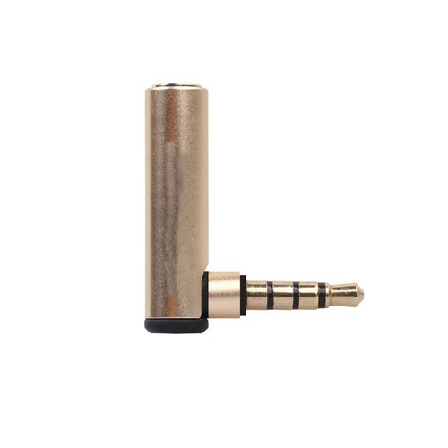 1Pc 3.5mm Male to Female 90 Degree Right Angled Adapter Audio Microphone - Picture 5 of 10