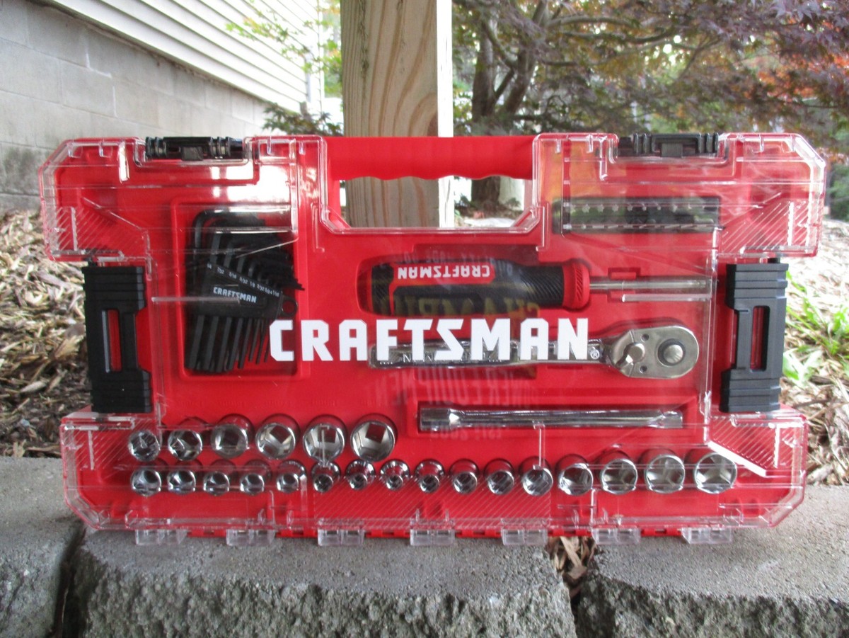 New Craftsman 63-Piece Standard and Metric Combination Chrome