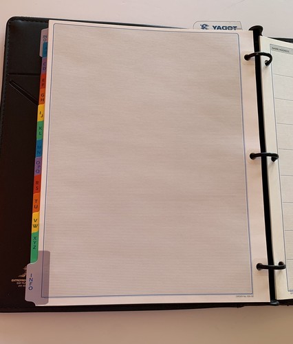 Vtg Unused DAY RUNNER 3 Ring Planner Organizer Binder Entrepreneur Burgundy NEW - Picture 9 of 21