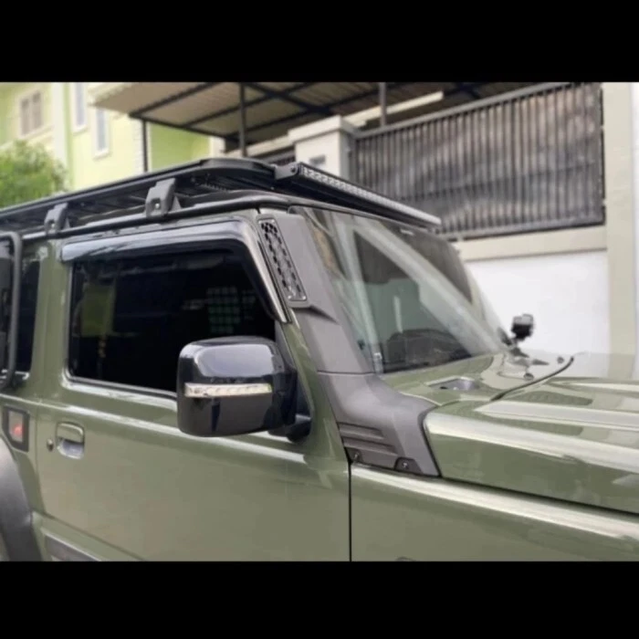 Kit de snorkel de vehículo para Suzuki Jimny JB74 JC74 1,5 L K15B 2018-ON (sin taladro) Foto 4 de 4