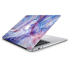 Skin Decal Wrap for Macbook Air 13 Inch 13" - Purple Marble Pink Blue Swirl