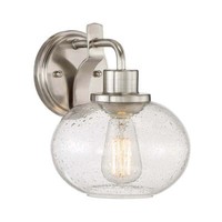 Elstead Trilogy Wandleuchte E27 Nickel GebüRstet