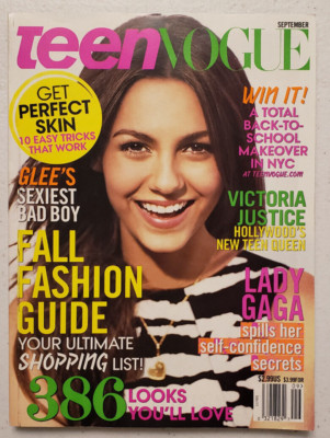 女性情報誌 Vogue Italia Magazine September 2010 VOGUE Magazine Italia UNIQUE September 2010 KRISTEN MCMENAMY