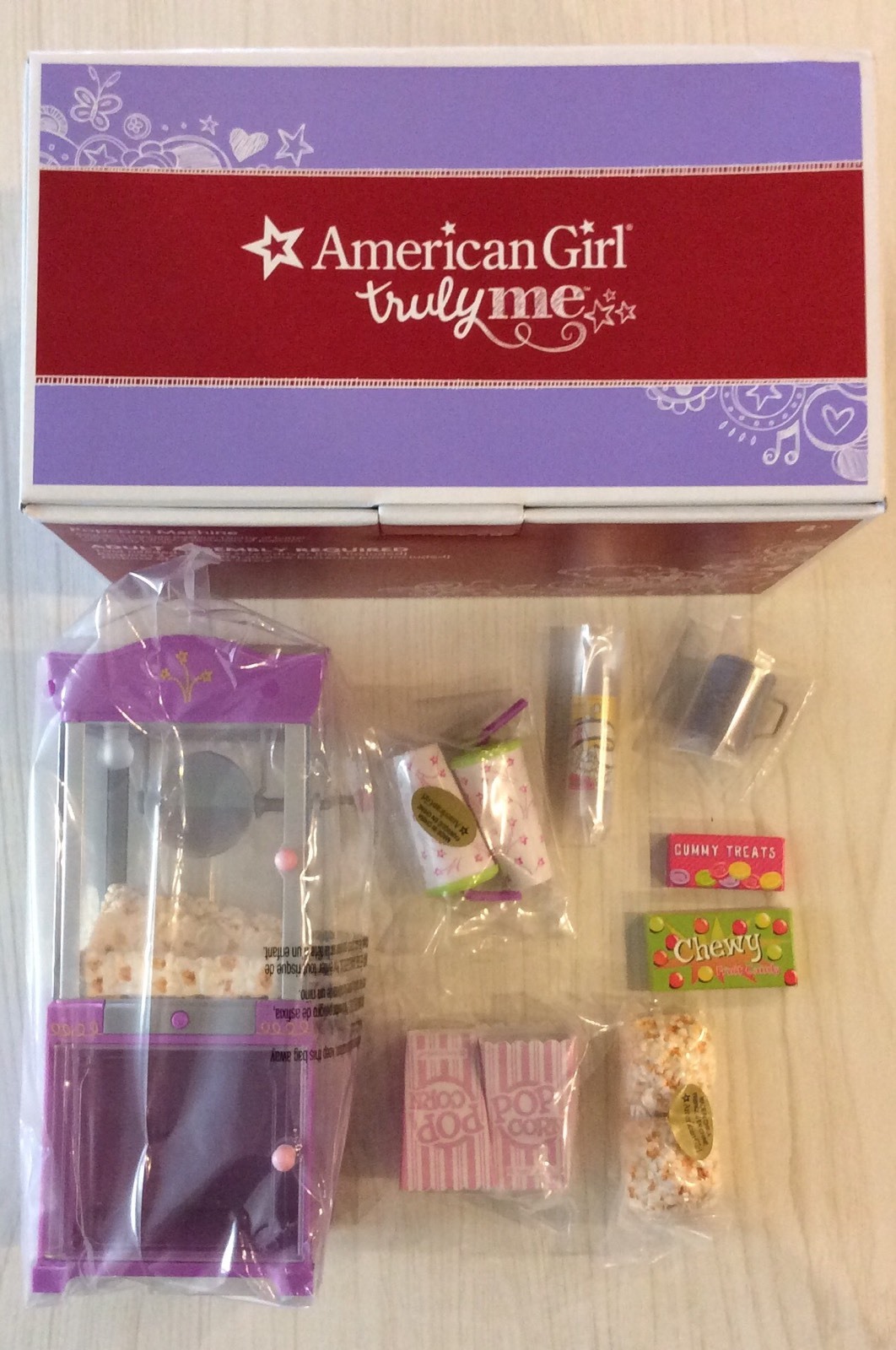american girl popcorn machine