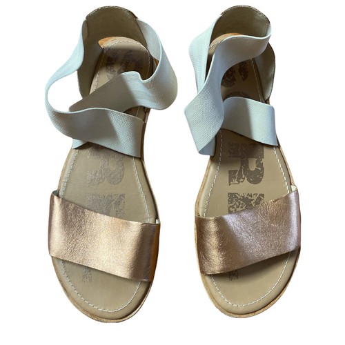 sorel rose gold sandals
