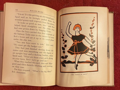 ROLLER BEARS And The Safeway Tribe by Edith Fox 1928 illustrated Indians exlib - Imagen 7 de 11
