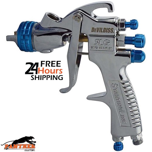 Devilbiss SLG-620 Spray Gun 1.3mm Gravity Paint Sprayer Compliant Solvent Paints - Picture 3 of 9