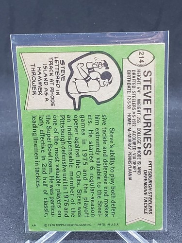1978 Topps Football - Choose Your Card - Part 1 - Picture 132 of 208