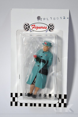 Cartrix CTPL18012 Queen Elizabeth II. Figur Blau 1:18 Neu & OVP