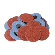 25PC 3" 36grit Roll Lock Aluminum Oxide Quick Change Sanding Disc