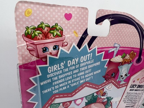 Shoppies Doll Lucy Smoothie Girl’s Day Out w/2 Exclusive Shopkins Brand New Read - Picture 9 of 13