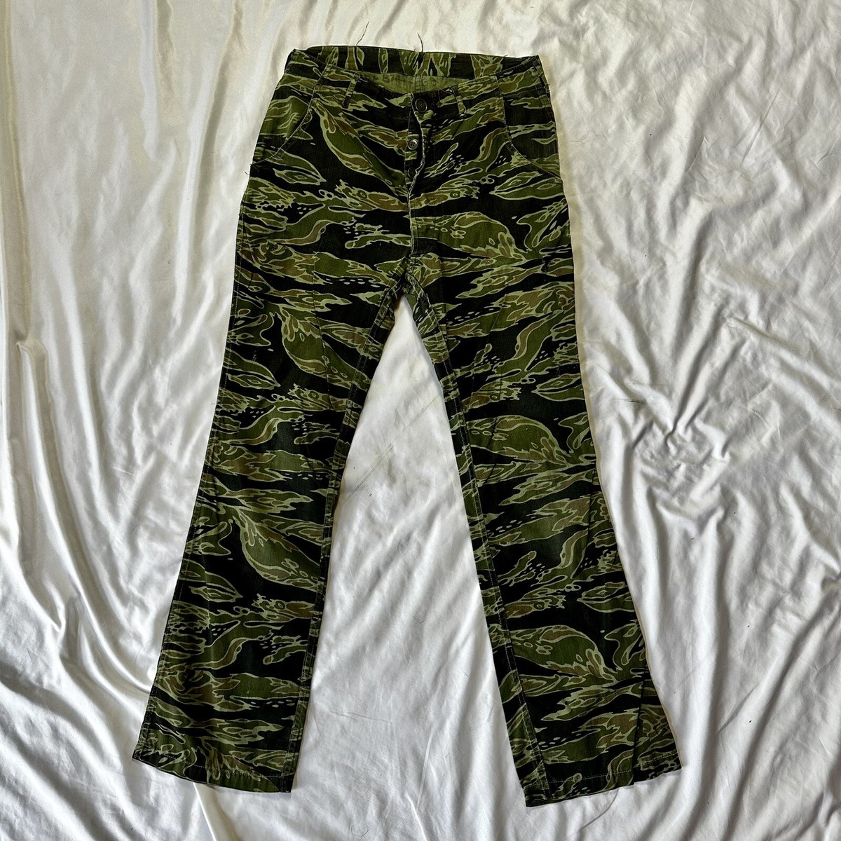 Original Vietnam War Tiger Stripe Camo Trousers Pants 31x29 | eBay