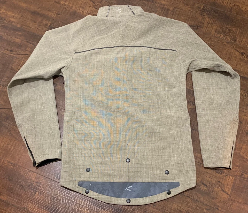 Showers Pass Portland Cycling Houndstooth Full Zip Jacket Size Adult Small - Image 4 of 4