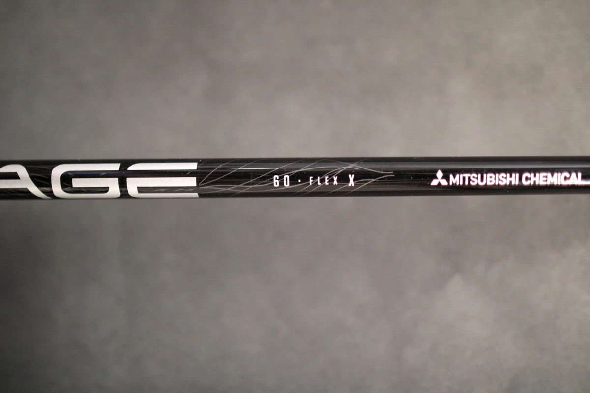 KURO KAGE - Silver Dual Core TiNi - 60 FLEX X Driver Shaft - Mitsubishi + PING