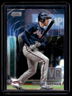 2021 Stadium Club Virtual Reality Freddie Freeman Atlanta Braves #VR-1