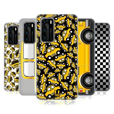 HEAD CASE DESIGNS YELLOW CAB SOFT GEL CASE FOR HUAWEI PHONES 4