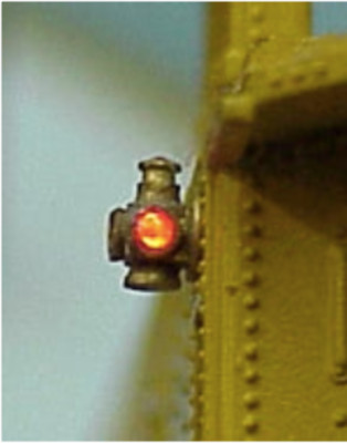 Tomar IND. O Scale O-809 Marker Light - Yellow/Yellow/Red - 1 pair/pkg - O Scale