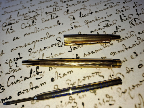 1987 Caran d' Ache- Ballpoint pen Art.0878.106 "Muller Martini" - Picture 2 of 21