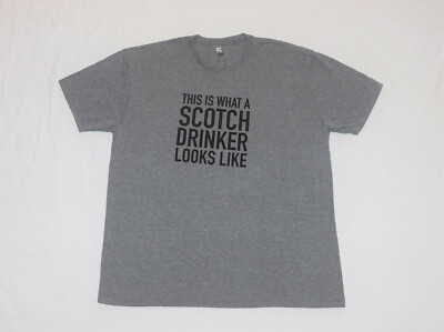 Johnnie Walker 'What A Scotch Whisky Drinker Looks Like' Men's Shirt XXL NEW