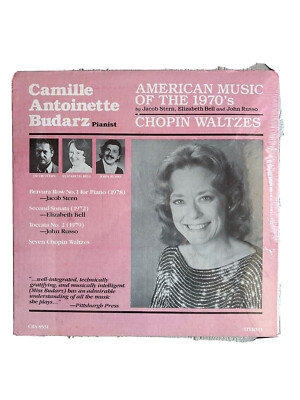 Camille Antoinette Budarz Jacob Stern American Music Of The 70 s Chopin Waltzes