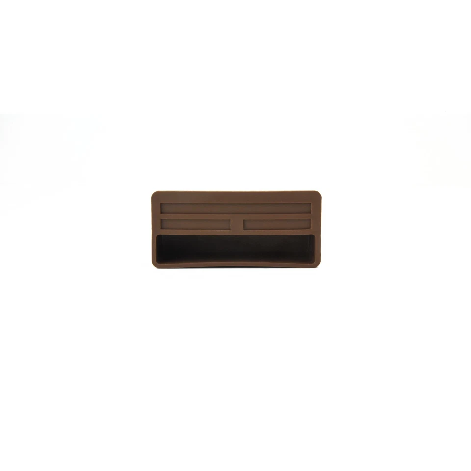 63mm x 12mm Depth Single Bed Slat Holders / Caps for Wooden Bed Frames- Brown - Image 3 of 4