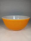 Vintage Pyrex 403 Orange Citrus 2.5 Qt Nesting Mixing Bowl Milk Glass USA