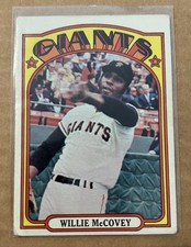 1972 Topps/San Fransisco Giants HOF’er Willie McCovey #280! Nice Vintage Card!