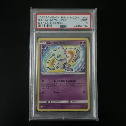 PSA 9 Pokemon Shining Mew 40/73 Shining Legends Ultra Rare Holo