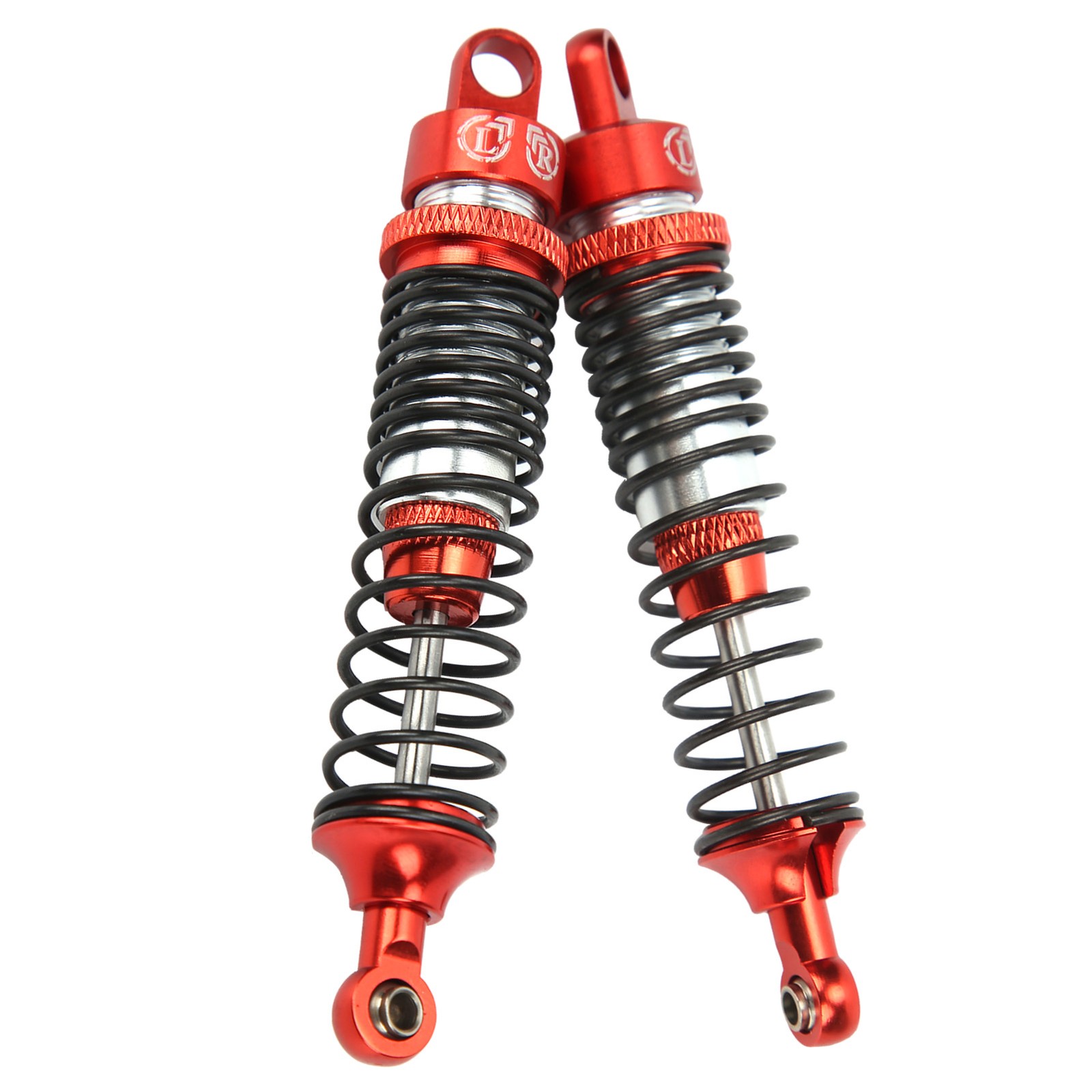 HOT (Red)2Pcs 100mm RC Metal Damper Set For HSP/RGT/Himoto/Redcat BA